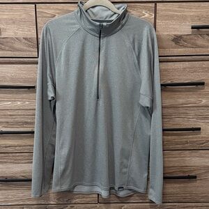 Patagonia Capilene Midweight Zip-Neck Size XL Feather Grey